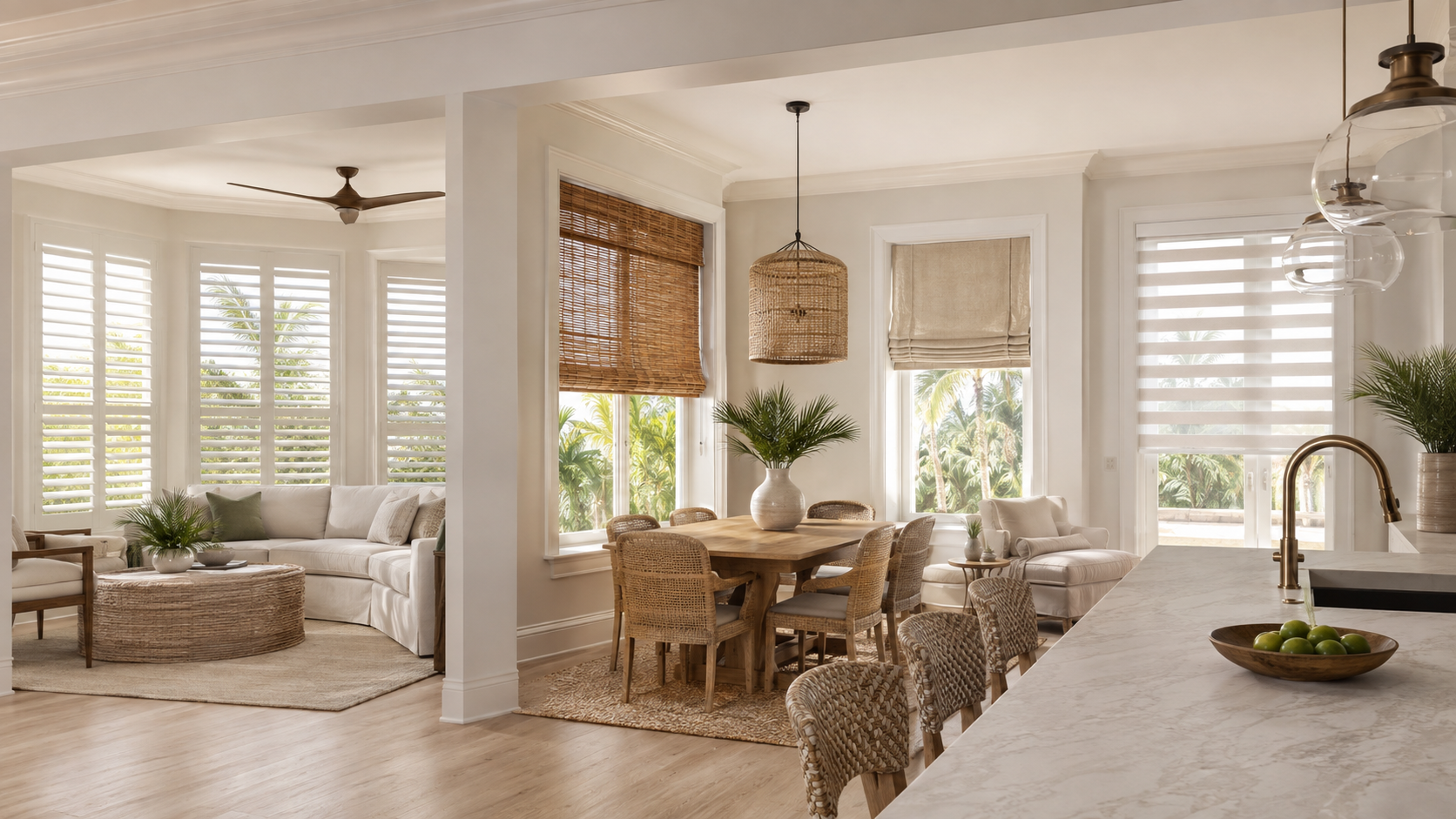 Collection of custom window treatments